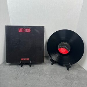 Motley Crue Shout At The Devil Vinyl Record Elektra 60289 Early US Pressing VG+